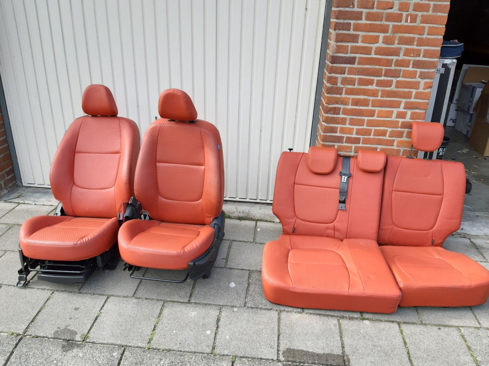 Lederen interieur Kia picanto 2011-2015 Oranje, Auto-onderdelen, Interieur en Bekleding, Ophalen, Gebruikt, Kia