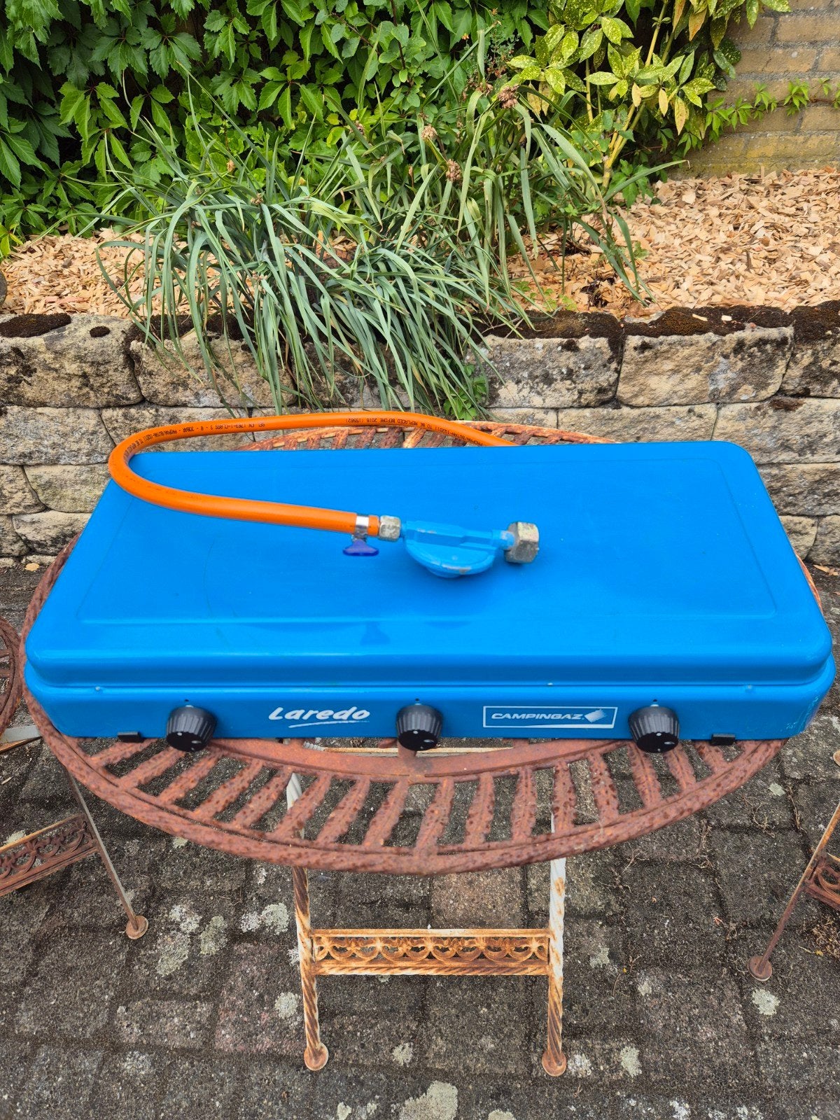 Camping Gaz 3 pits kooktoestel, Ophalen