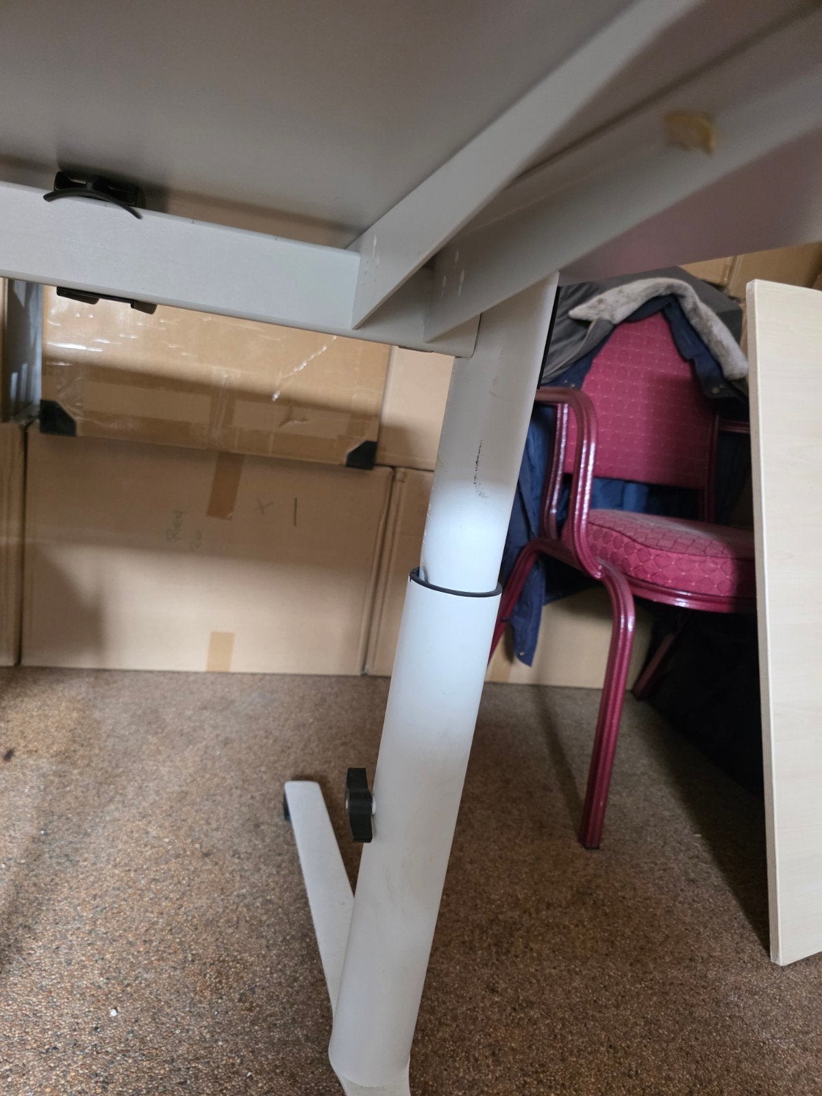 Partij Verstelbaar bureau / salontafel - Wit, Ophalen of Verzenden