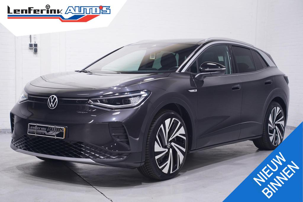 Volkswagen ID.4 First Max 77 kWh 1e Eig. NAP Panodak Leder M, Achterwielaandrijving, Gebruikt, Leder en Stof, Origineel Nederlands