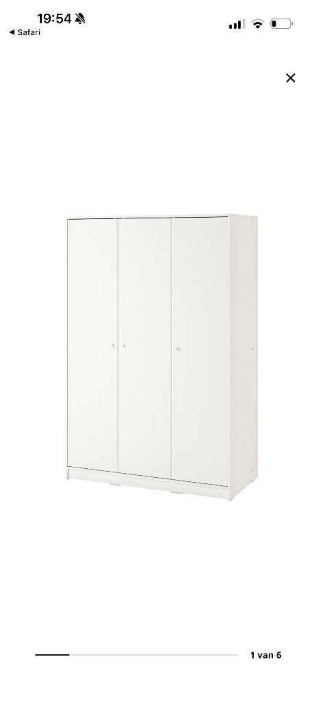 Kledingkast, Ophalen, 100 tot 150 cm, Zo goed als nieuw, 150 tot 200 cm
