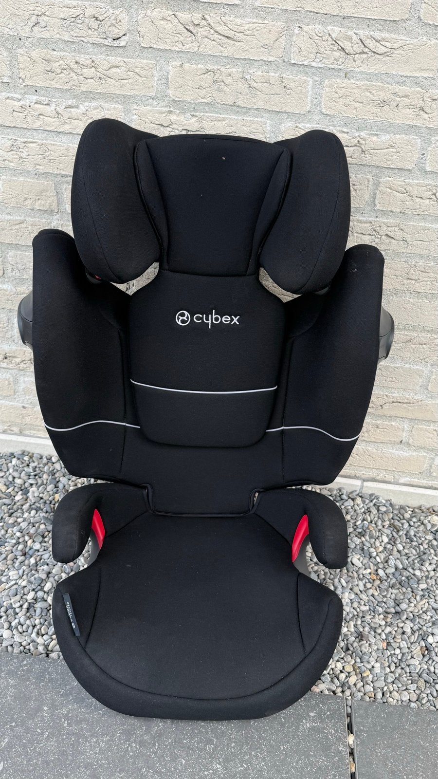 Cybex Solution M-Fix Autostoeltje Zwart (15-36 kg), Kinderen en Baby's, Autostoeltjes, Autogordel of Isofix, Gebruikt, 15 t/m 36 kg