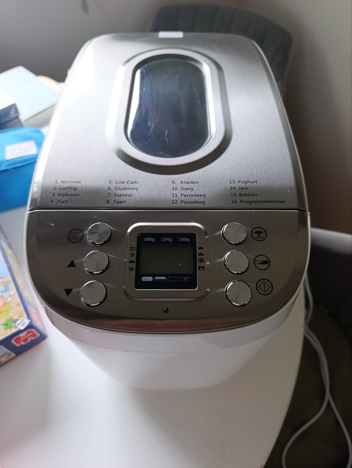 SilverCrest Broodbakmachine - Zo goed als nieuw, Witgoed en Apparatuur, Broodbakmachines, Met timer, Kijkvenster, 800 tot 1200 gram deeg
