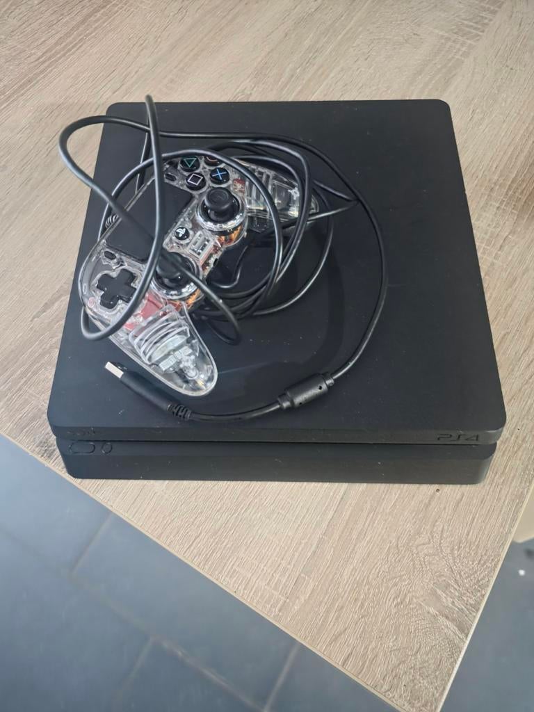 Playstation 4 Slim met Nacon Controller, Spelcomputers en Games, Ophalen of Verzenden