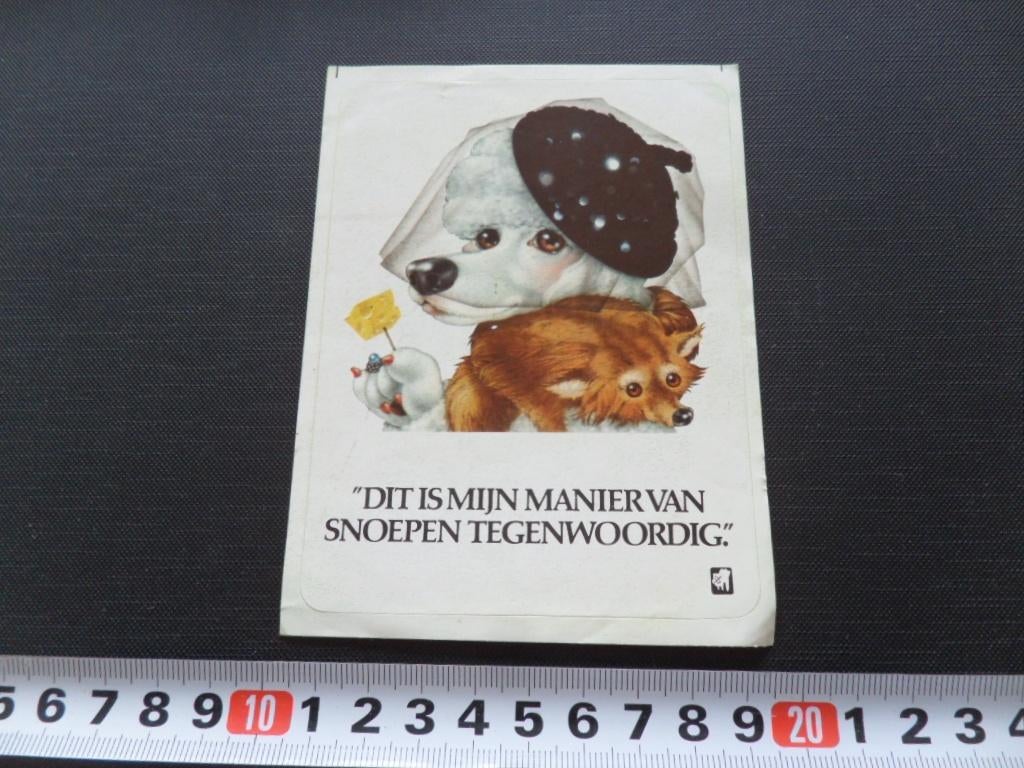 sticker ELMEX Dit is mijn manier van snoepen tegenwoordig *, Verzamelen, Ophalen, Zo goed als nieuw