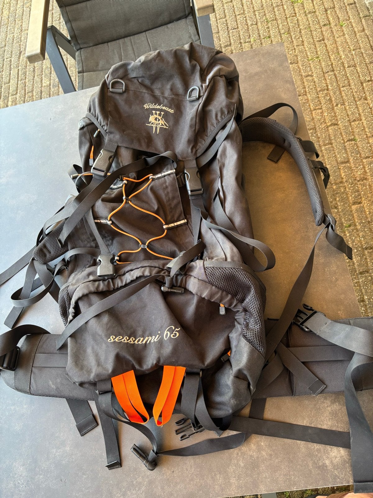 Wilderness Sessami 65 Backpack - Ideaal voor Trekking, Overige merken, Gebruikt, 25 tot 40 cm, Ophalen of Verzenden