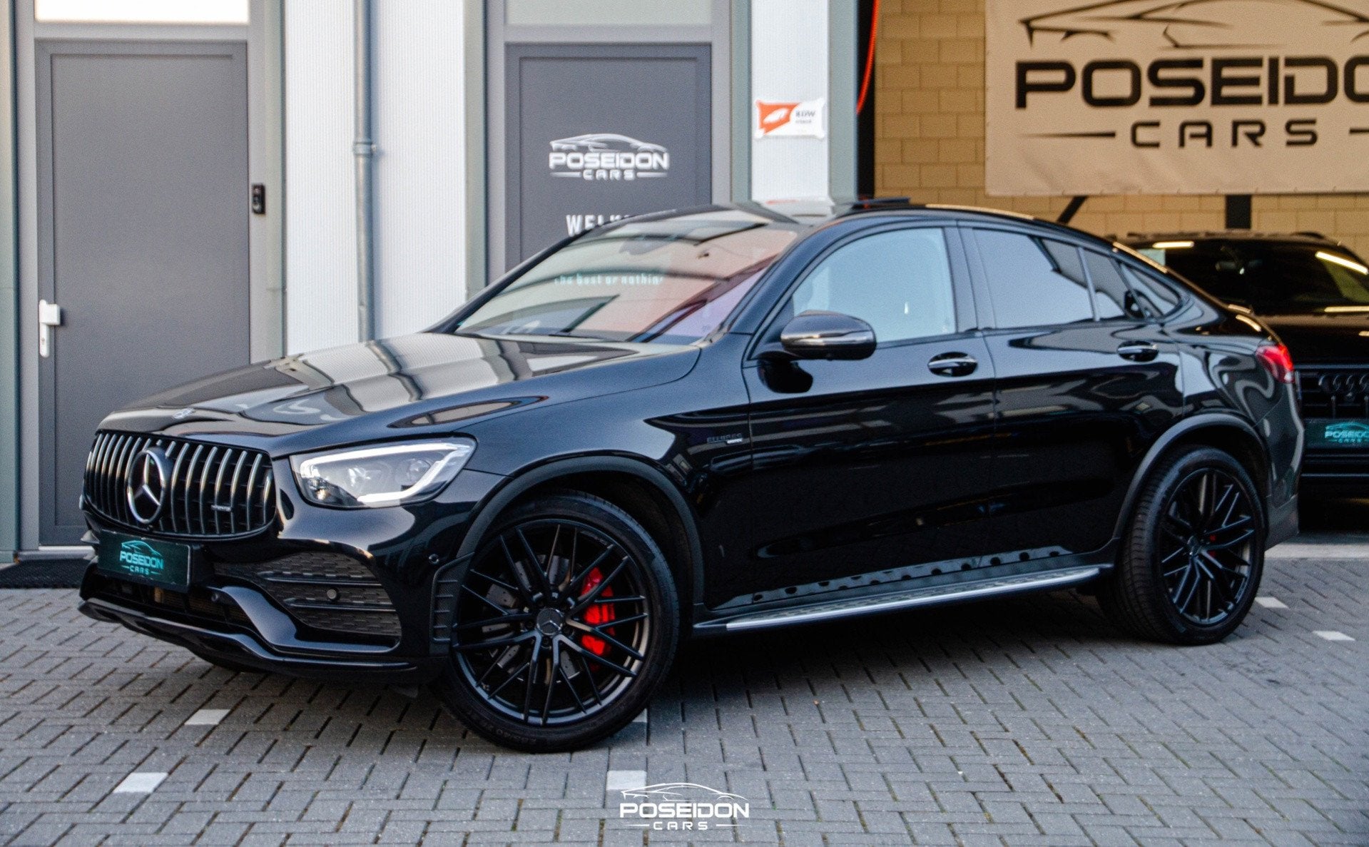 Mercedes-Benz GLC-klasse Coupé AMG 43 4MATIC LUCHTVERING |, Auto's, Automaat, Gebruikt, 390 pk, Leder
