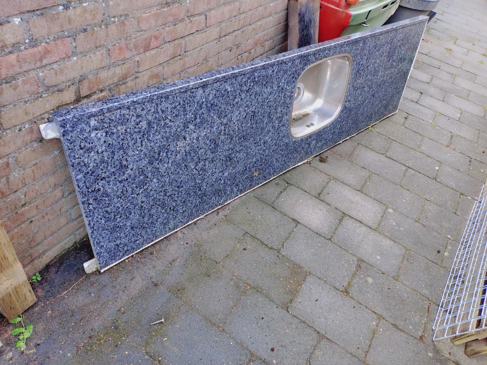 keukenblad graniet, Ophalen, Gebruikt, Graniet of Steen
