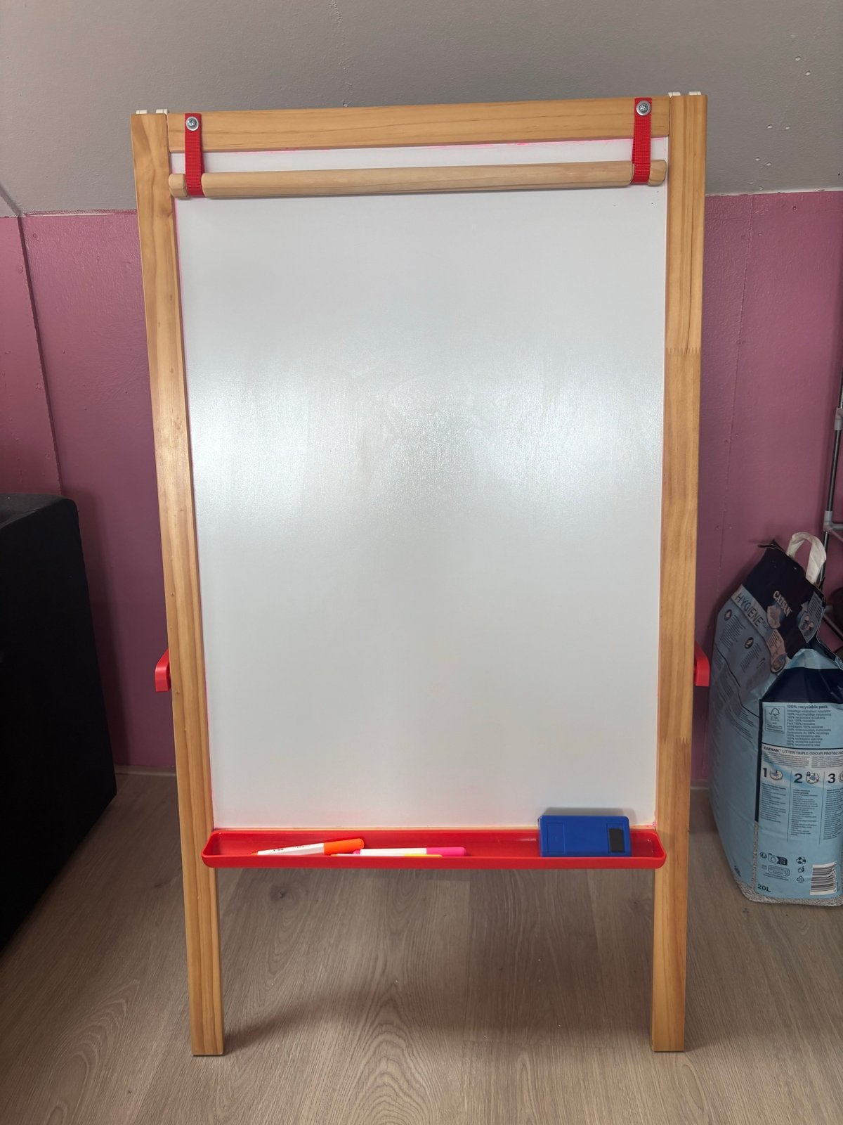 Ikea Mala Tekenbord met krijtjes, stiften en wissers, Ophalen, Gebruikt, Knutselen