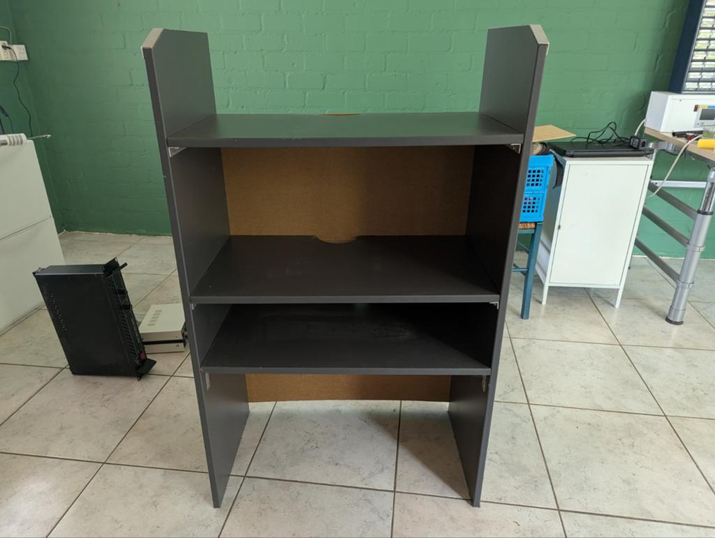 Audio/opberg kastje, Huis en Inrichting, Kasten | Computermeubels, Ophalen, Gebruikt, 70 tot 120 cm, Modern, Functioneel
