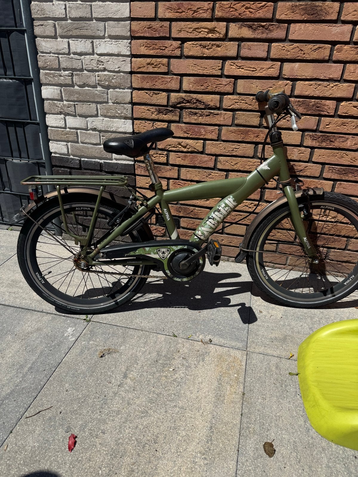 Stoere Alpina fiets - Legergroen, Overige merken, Gebruikt, Velgrem, Versnellingen