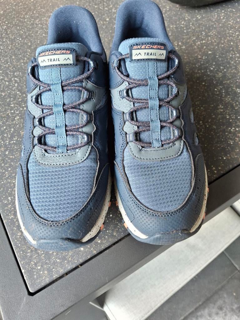 Skechers  Trail Slip-ins wandelschoenen - Maat 39.5, Skechers, Blauw, Zo goed als nieuw, Wandelschoenen