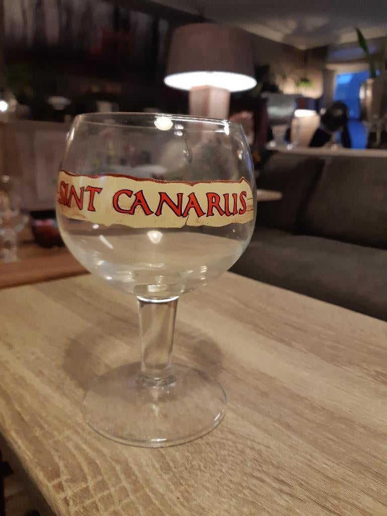Sint Canarus bierglas (Z209-25), Ophalen of Verzenden, Nieuw, Glas of Glazen, Overige merken