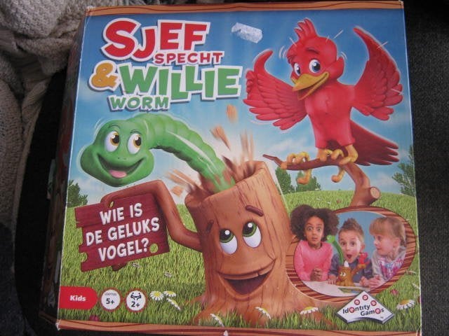 Bordspel Willie Worm en Sjef de specht, Drie of vier spelers, Ophalen of Verzenden, Zo goed als nieuw