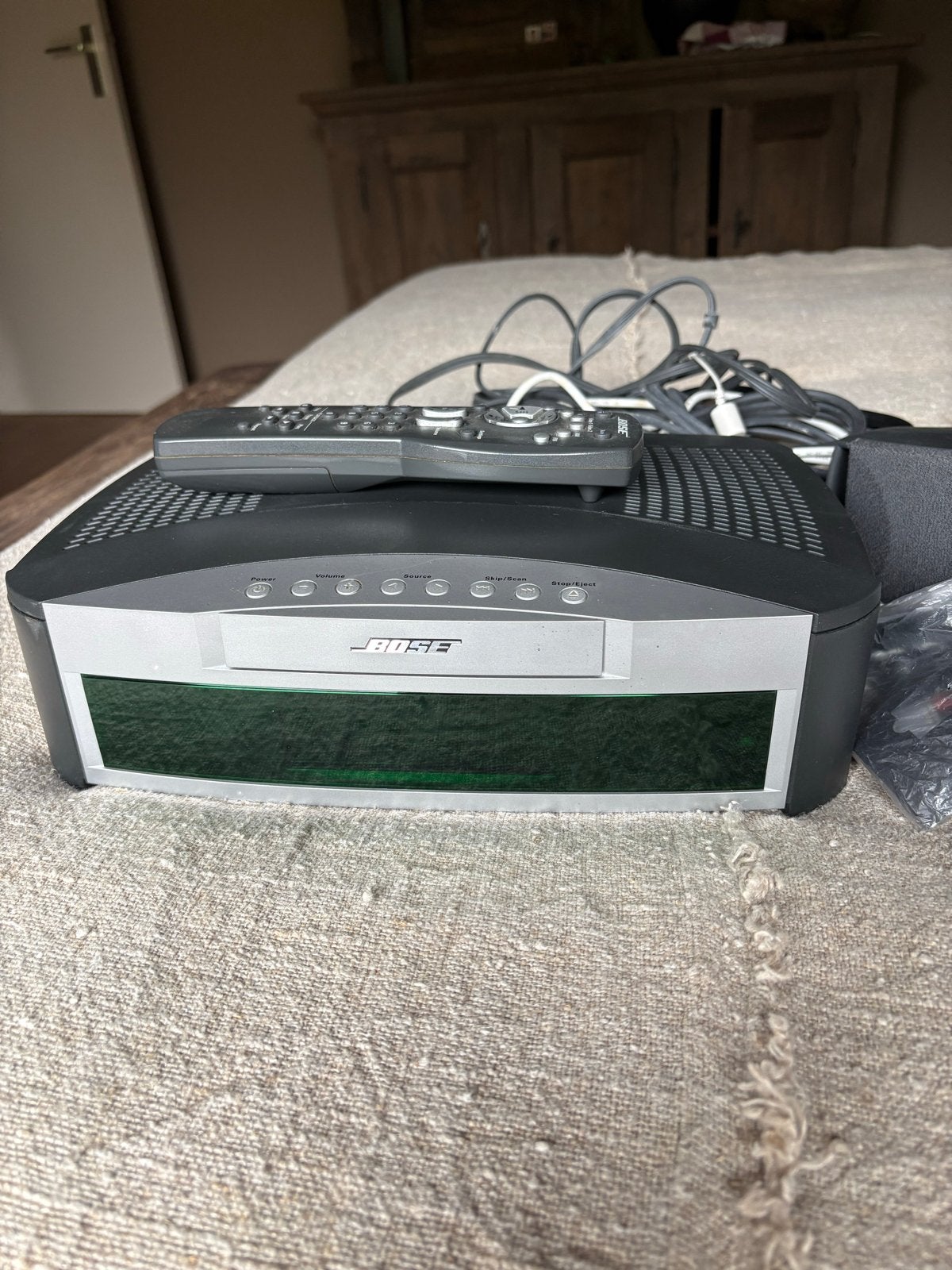 Bose radio/dvd /cd speler met Bose boxen en kabels, Dvd-speler, Ophalen, Overige merken, Gebruikt