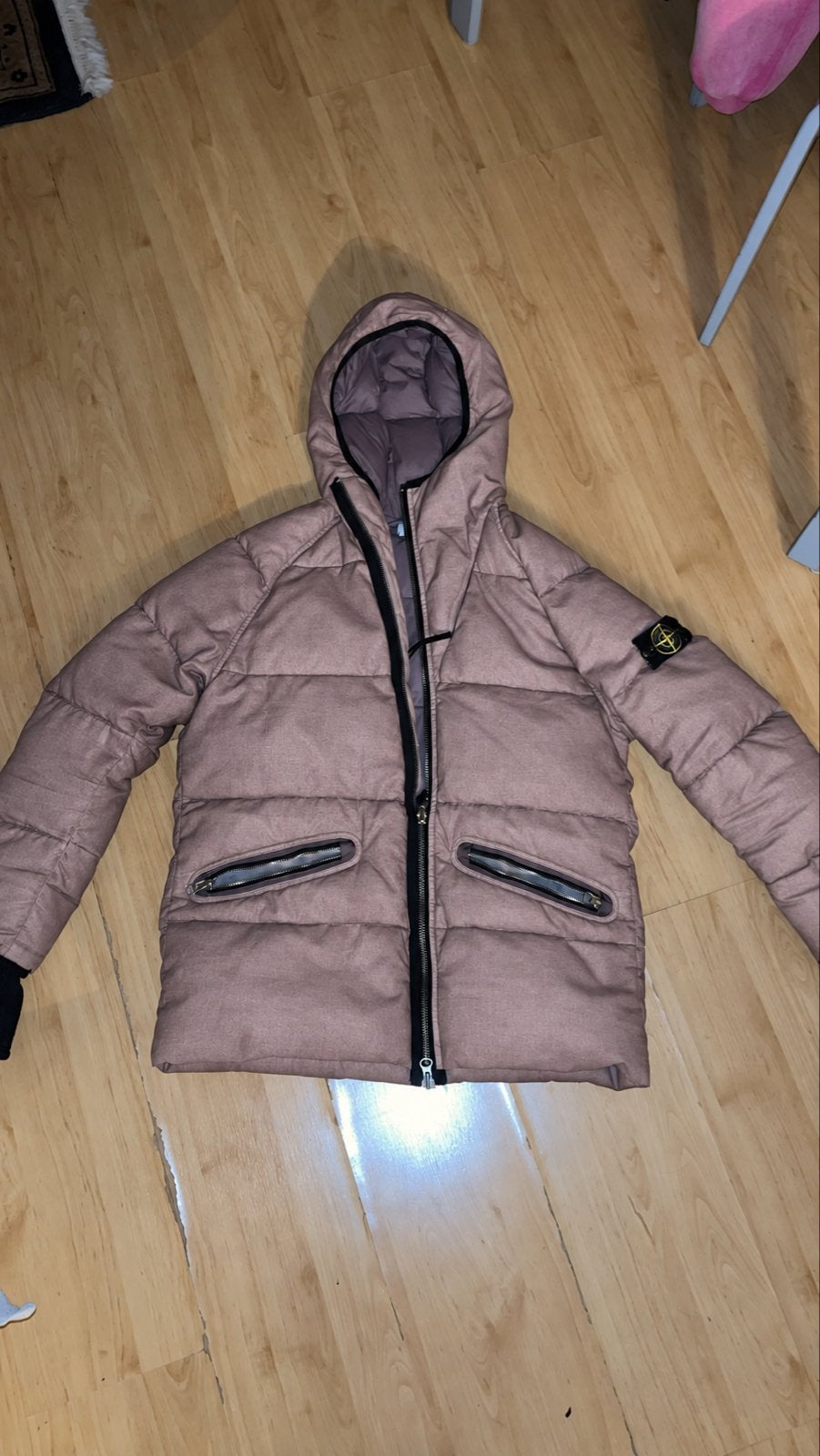 Stone Island Puffer Jas - Zo goed als nieuw, Ophalen of Verzenden, Zo goed als nieuw, Maat 48/50 (M), Paars