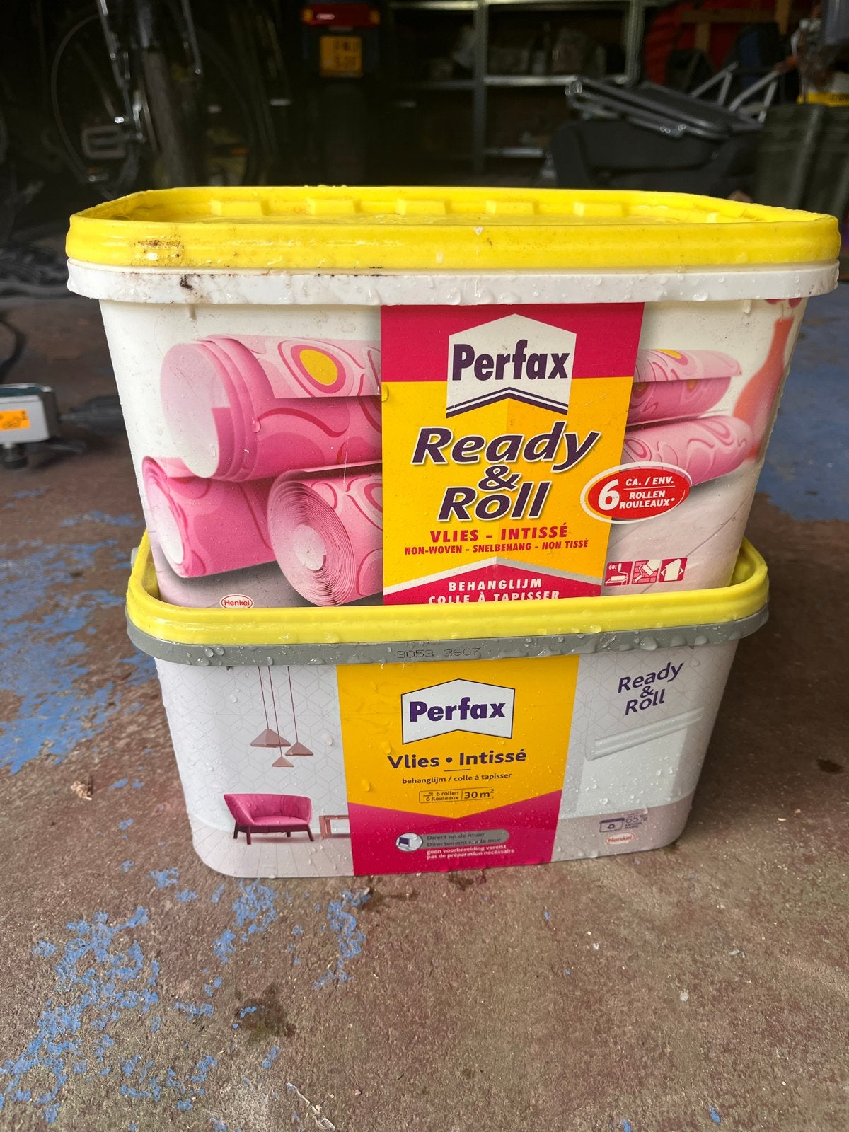 Perfax Ready & Roll Vliesbehanglijm - Kleine klusjes, Ophalen of Verzenden, Gebruikt