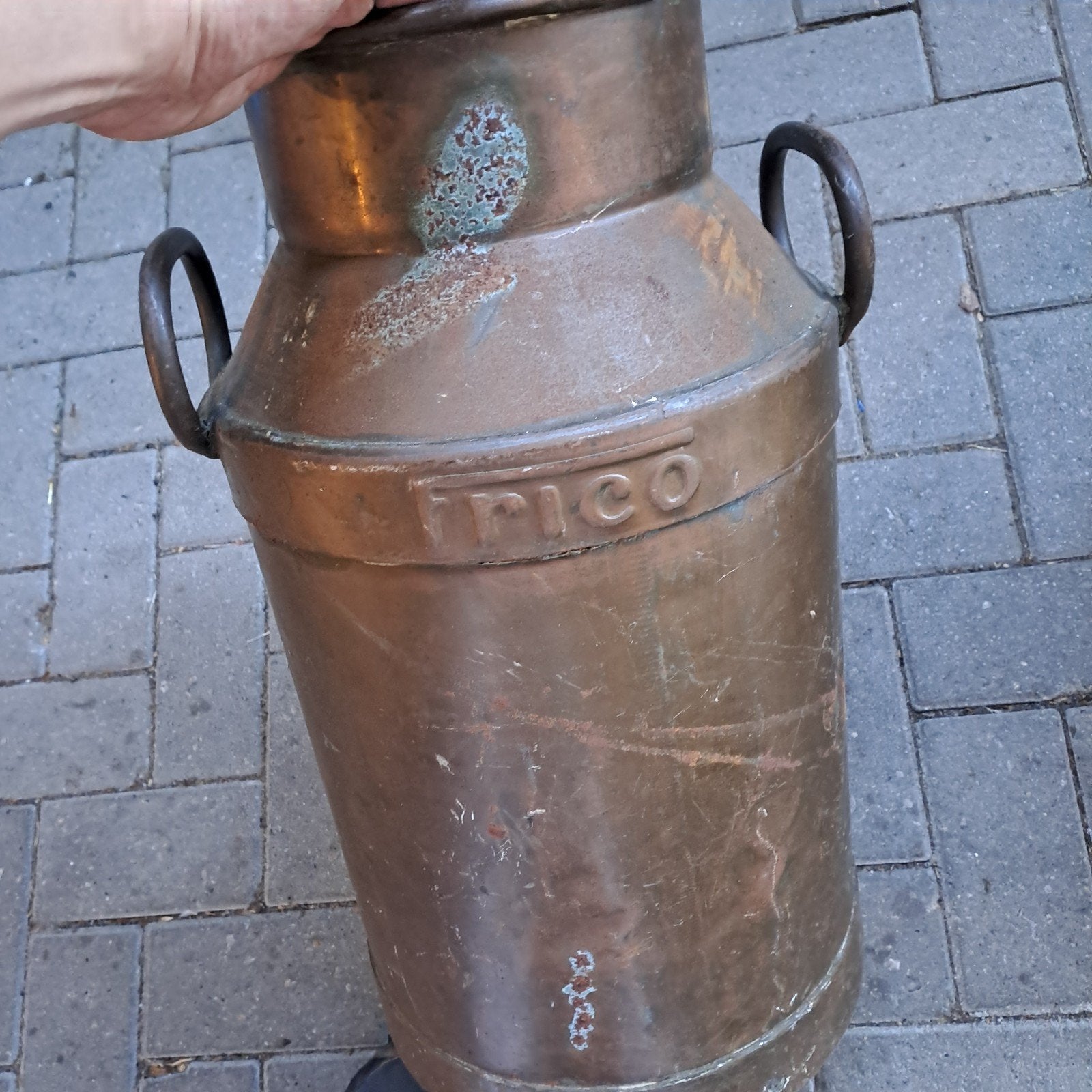 Antieke koperen melkbus - Frico, Antiek en Kunst, Ophalen