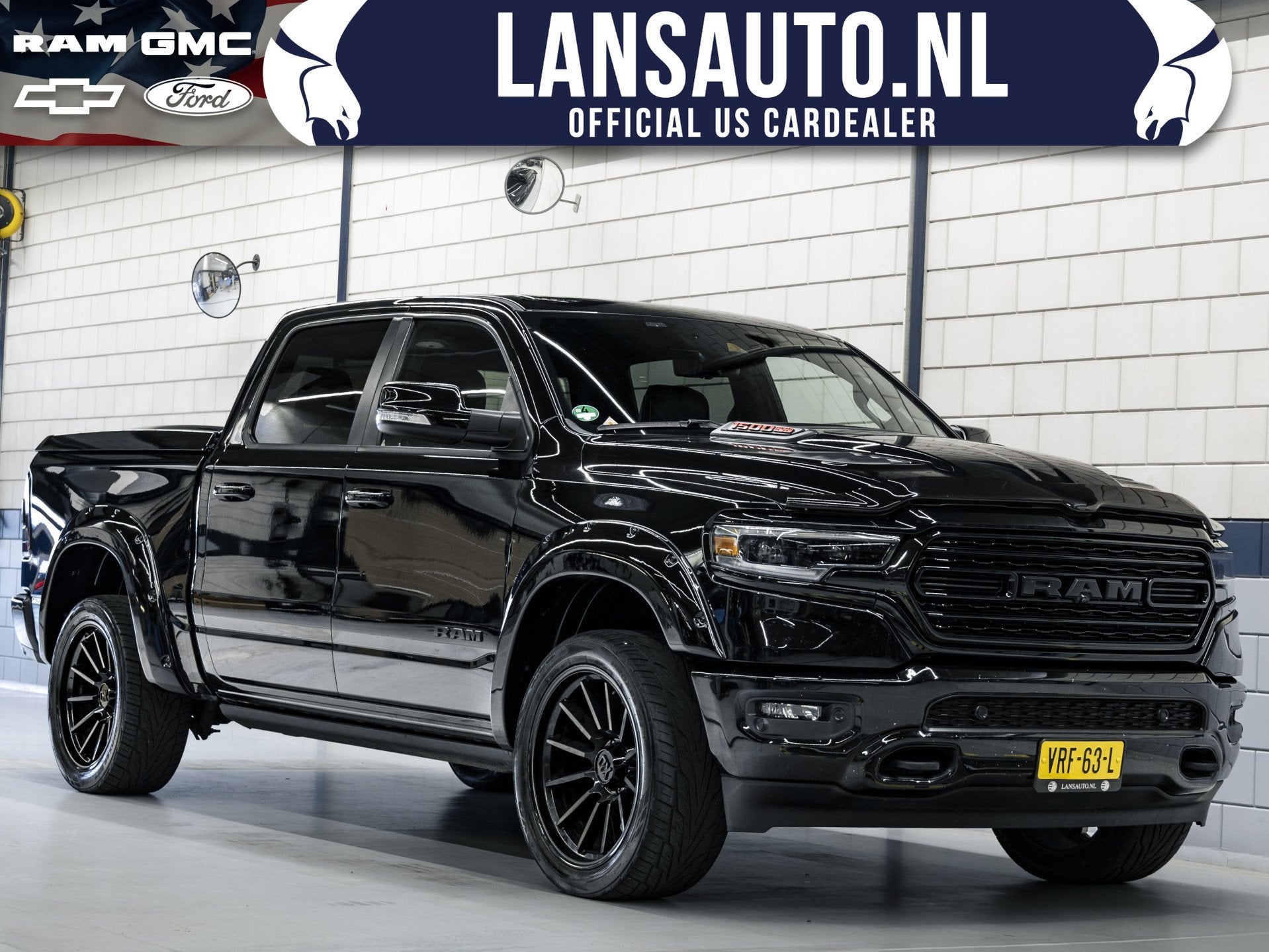 Dodge Ram 1500 Limited Night Edition | Stoelmassage | Dubbel, Automaat, Lichtsensor, Gebruikt, 5654 cc