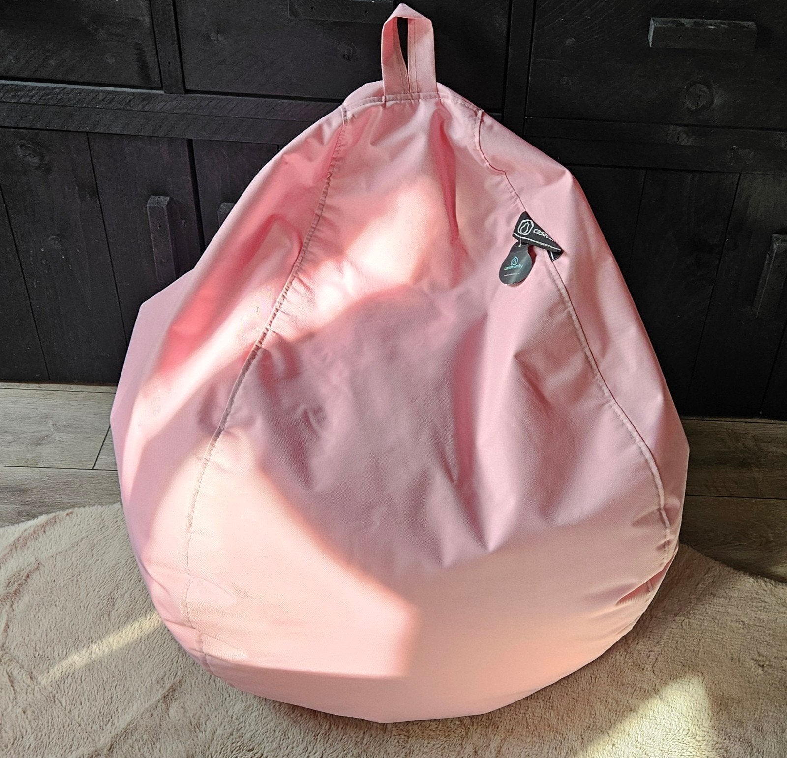 Casacomfy pear junior zitzak lichtroze, Ophalen, Zo goed als nieuw, Roze, Zitzak