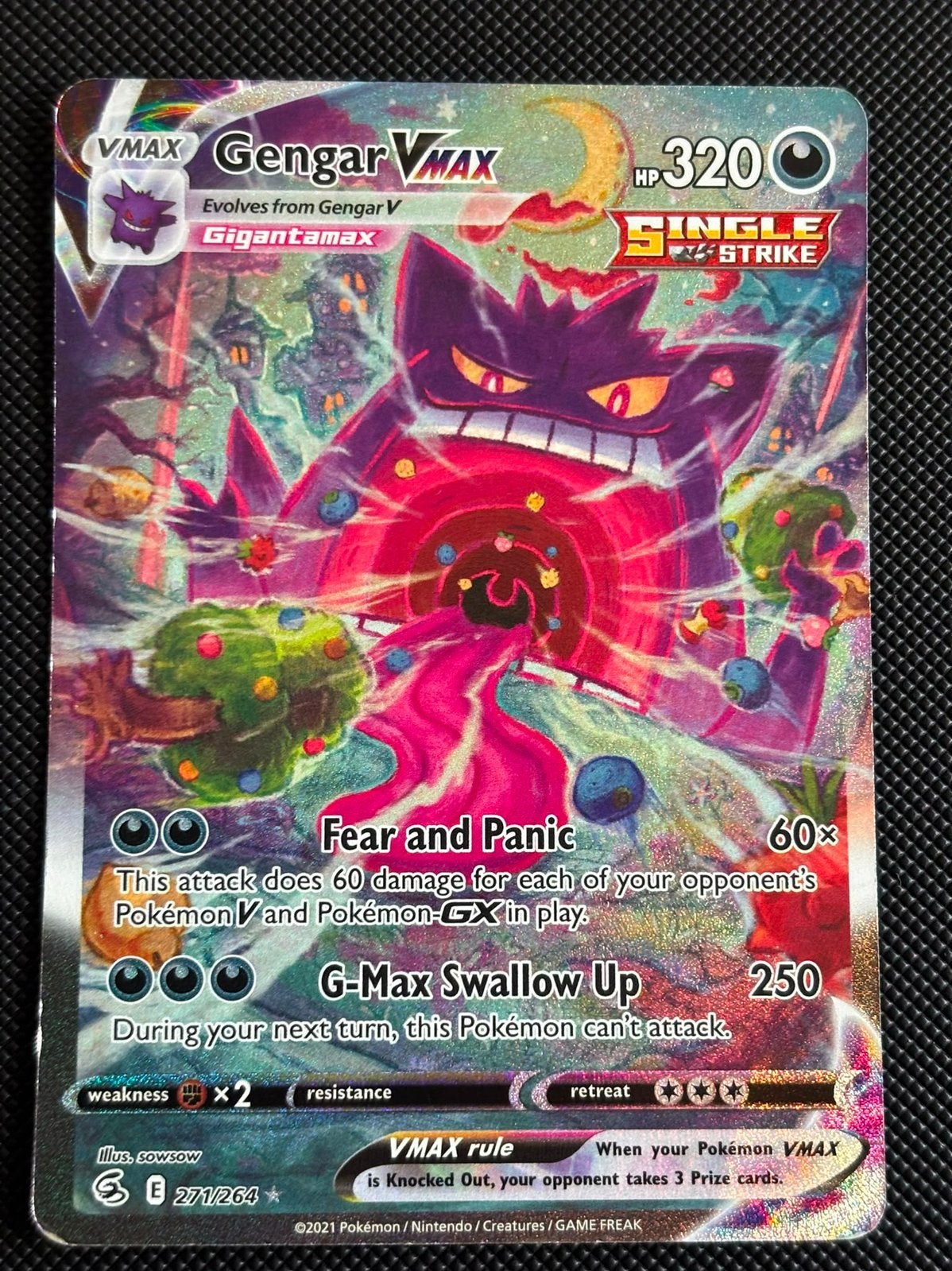 Gengar VMAX (FST 271) pokemon kaarten, Hobby en Vrije tijd, Verzamelkaartspellen | Pokémon, Ophalen of Verzenden