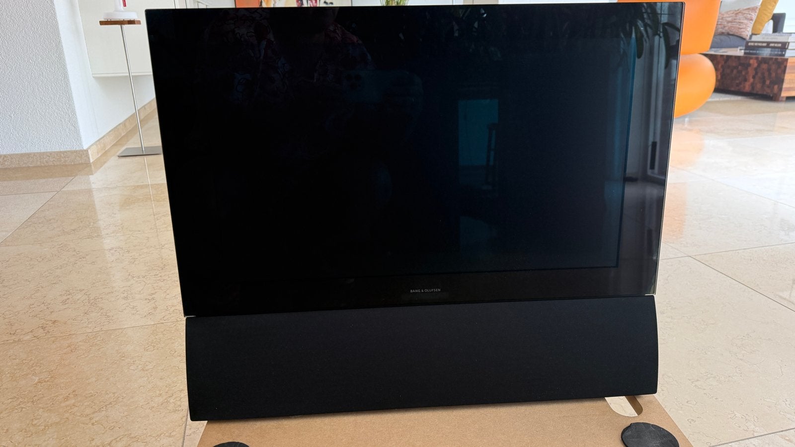 Bang & Olufsen BeoVision 6 LCD TV met wandbeugel, Gebruikt, 50 Hz, 80 tot 100 cm, Ophalen