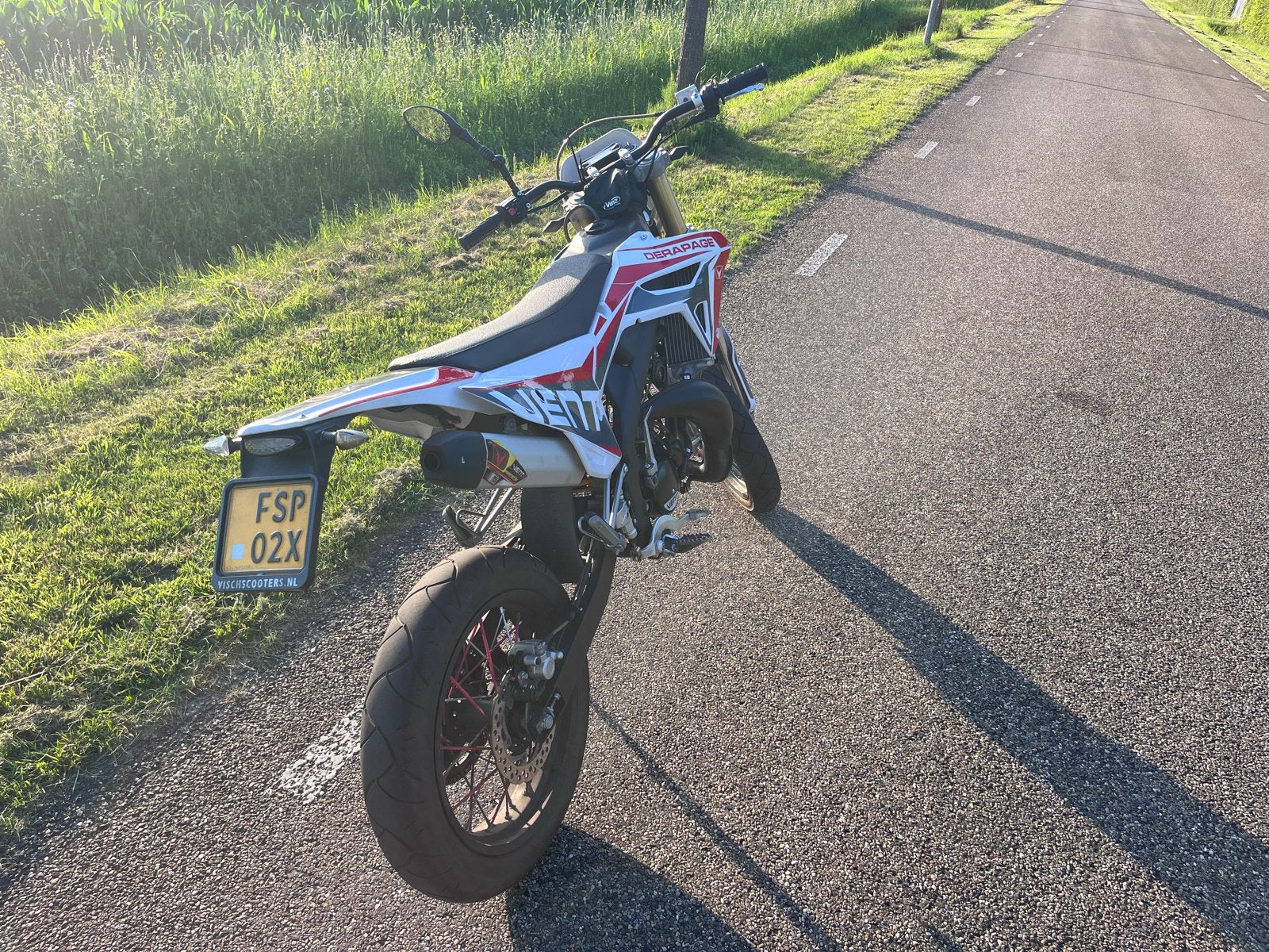 Honda Vent Derapage 50 Schakelbrommer, Fietsen en Brommers, Ophalen, 6 versnellingen, Gebruikt, Maximaal 45 km/u