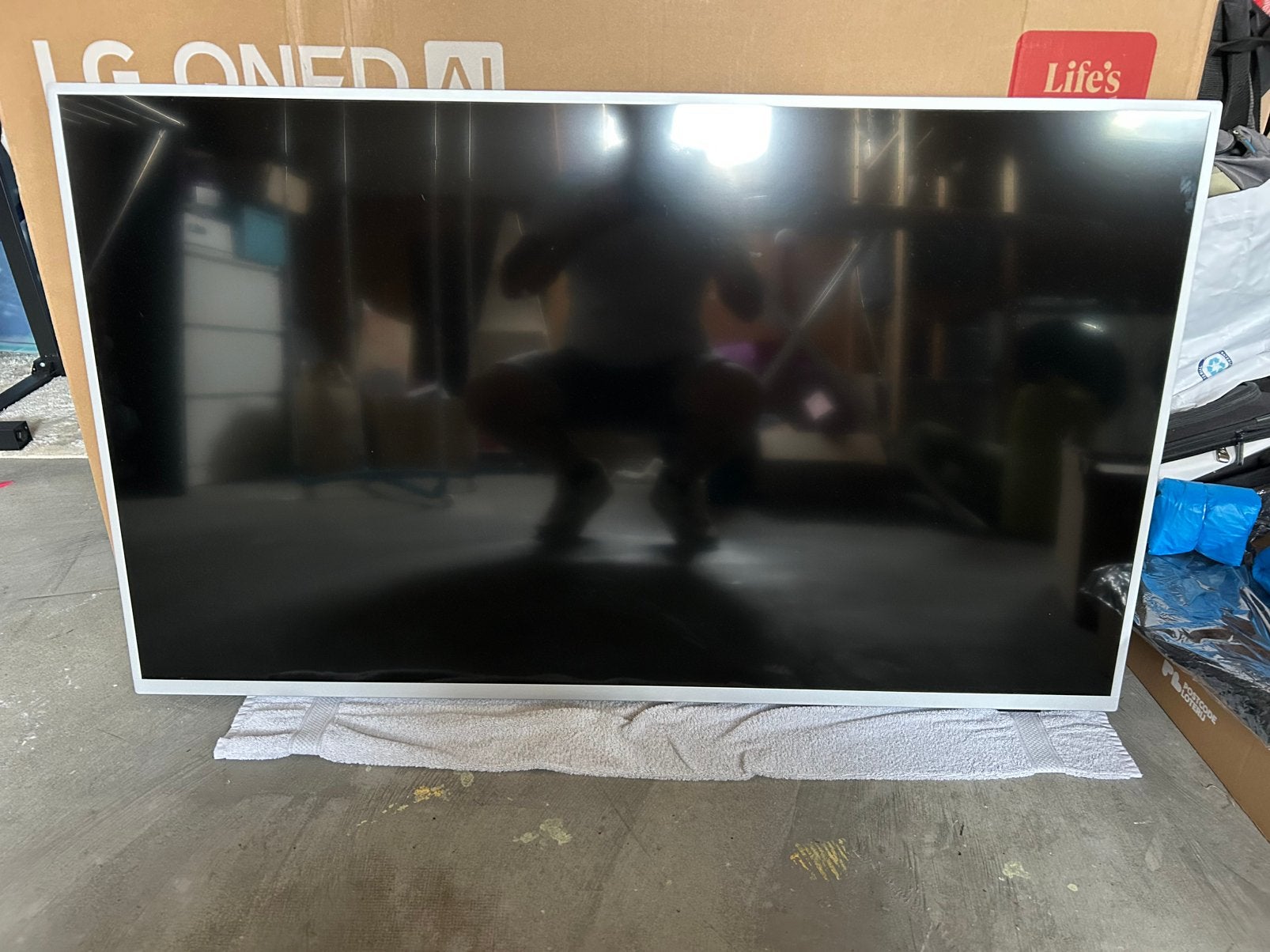 Philips 50 inch Ambilight 4K led tv inclusief muurbeugel, Ophalen, Philips, LED, 50 Hz