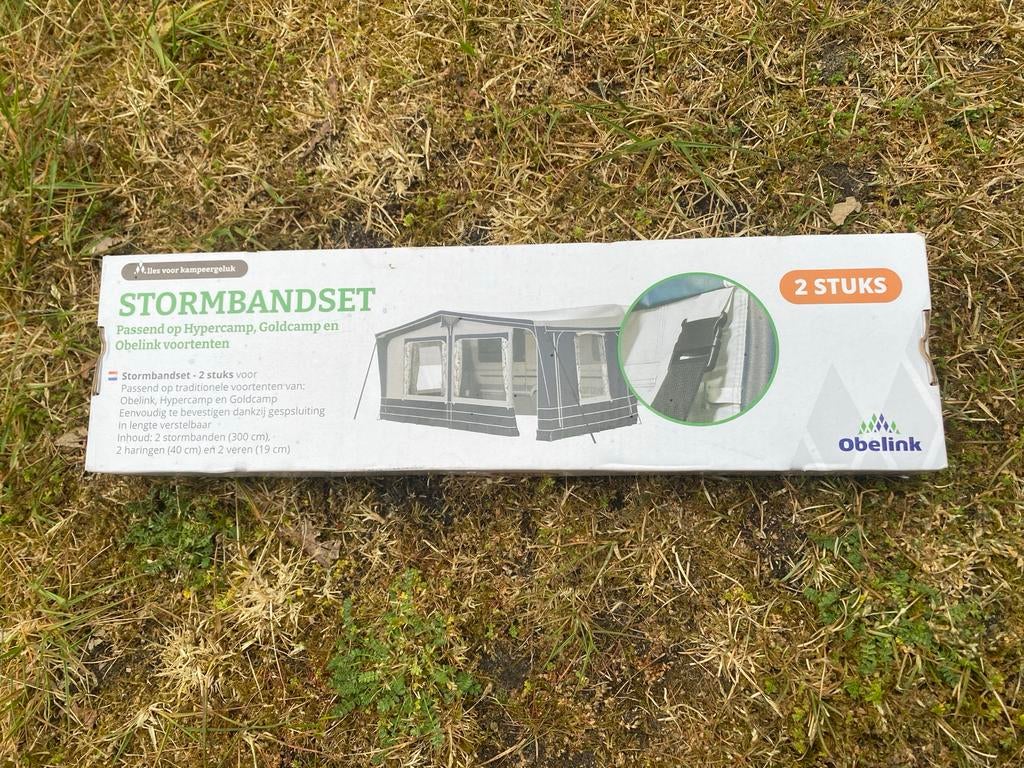 Obelink Stormbandset en voor Hypercamp + Goldcamp voortenten, Ophalen of Verzenden, Zo goed als nieuw