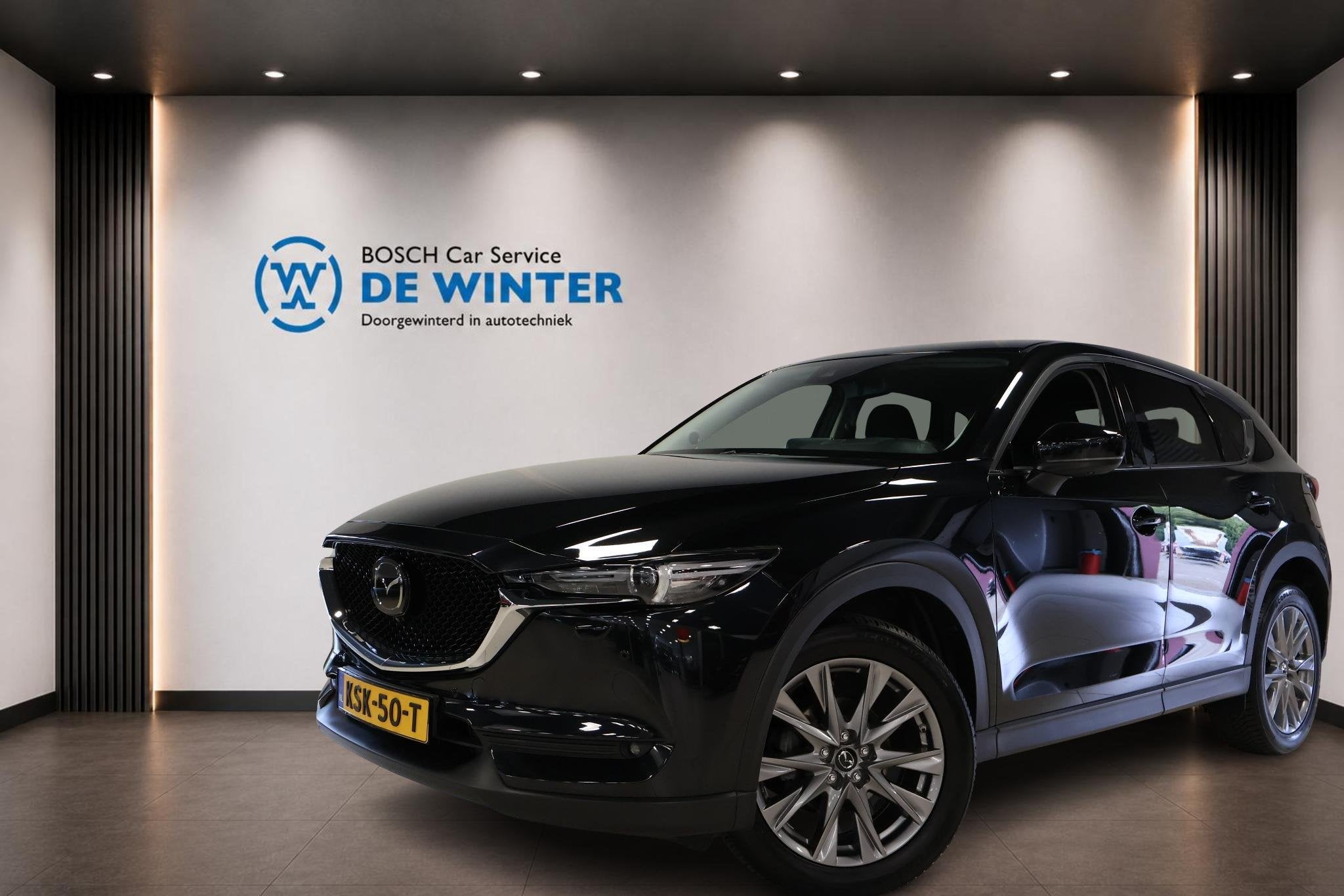Mazda CX-5 2.5 SkyActiv-G 194 GT-M, Auto's, Stof, 4 cilinders, Zwart, 14 km/l