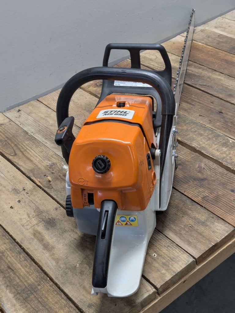 STIHL MS 650 Kettingzaag met 80cm blad - zeer nette machine, Doe-het-zelf en Verbouw, Info@stihl.nl, Gebruikt, STIHL, Kettingzaag