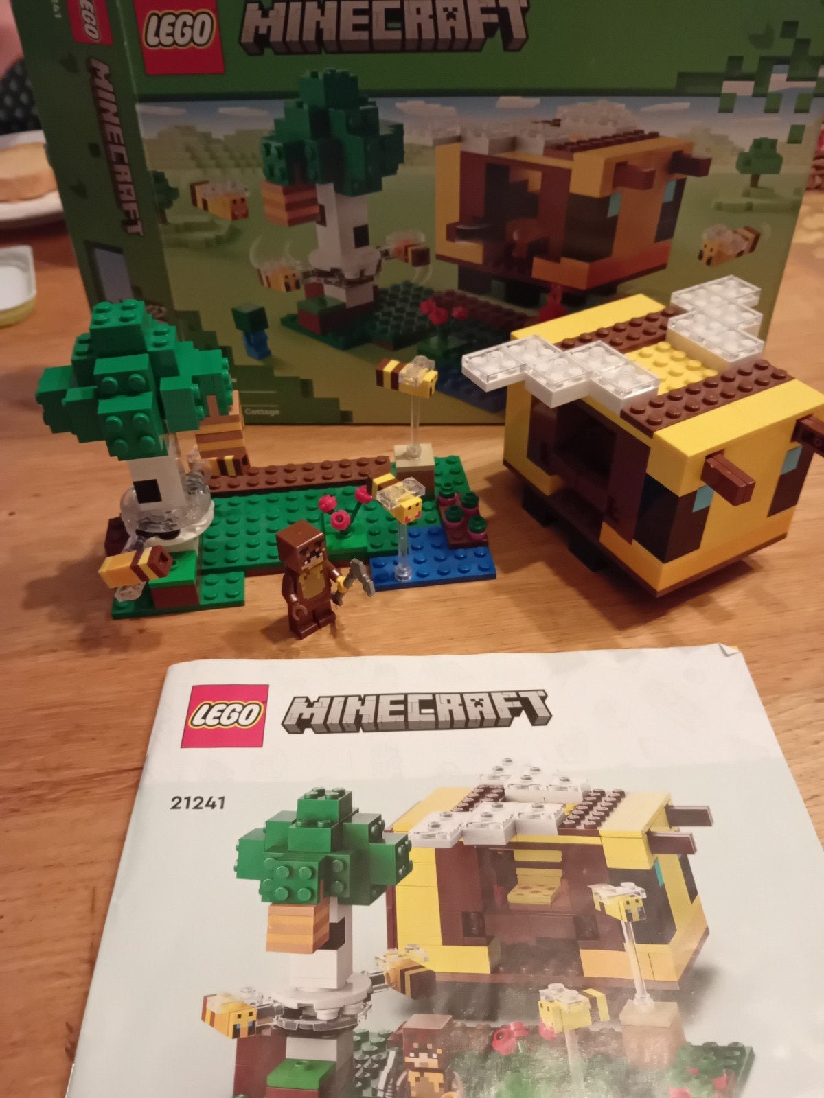 LEGO Minecraft Het Bijenhuisje. 21241, Compleet, Gebruikt, Minecraft, Lego