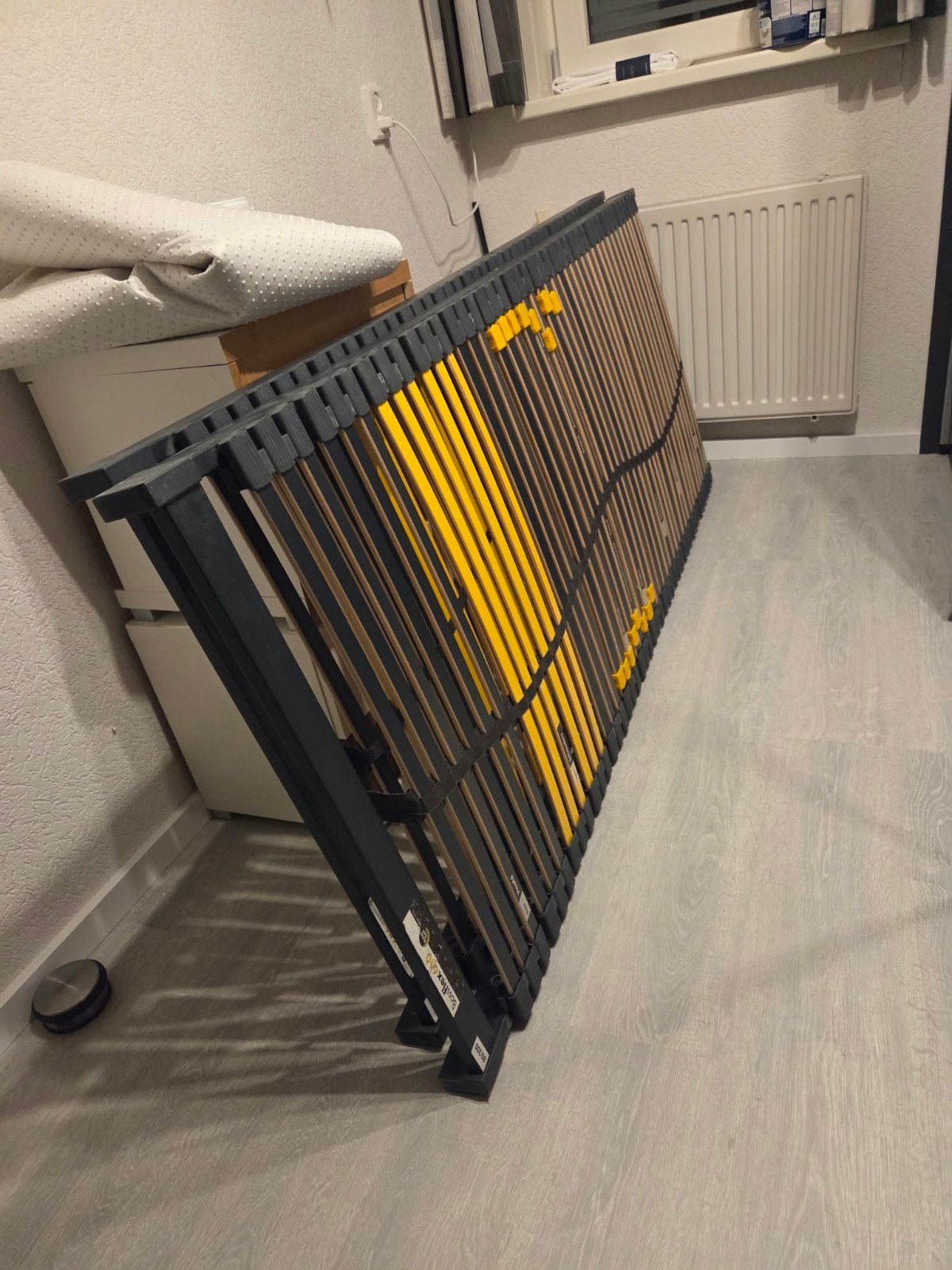 Lattenbodem Bossflex 600 vlak 2x 80x200, Ophalen, Verstelbaar, Eenpersoons, Bruin