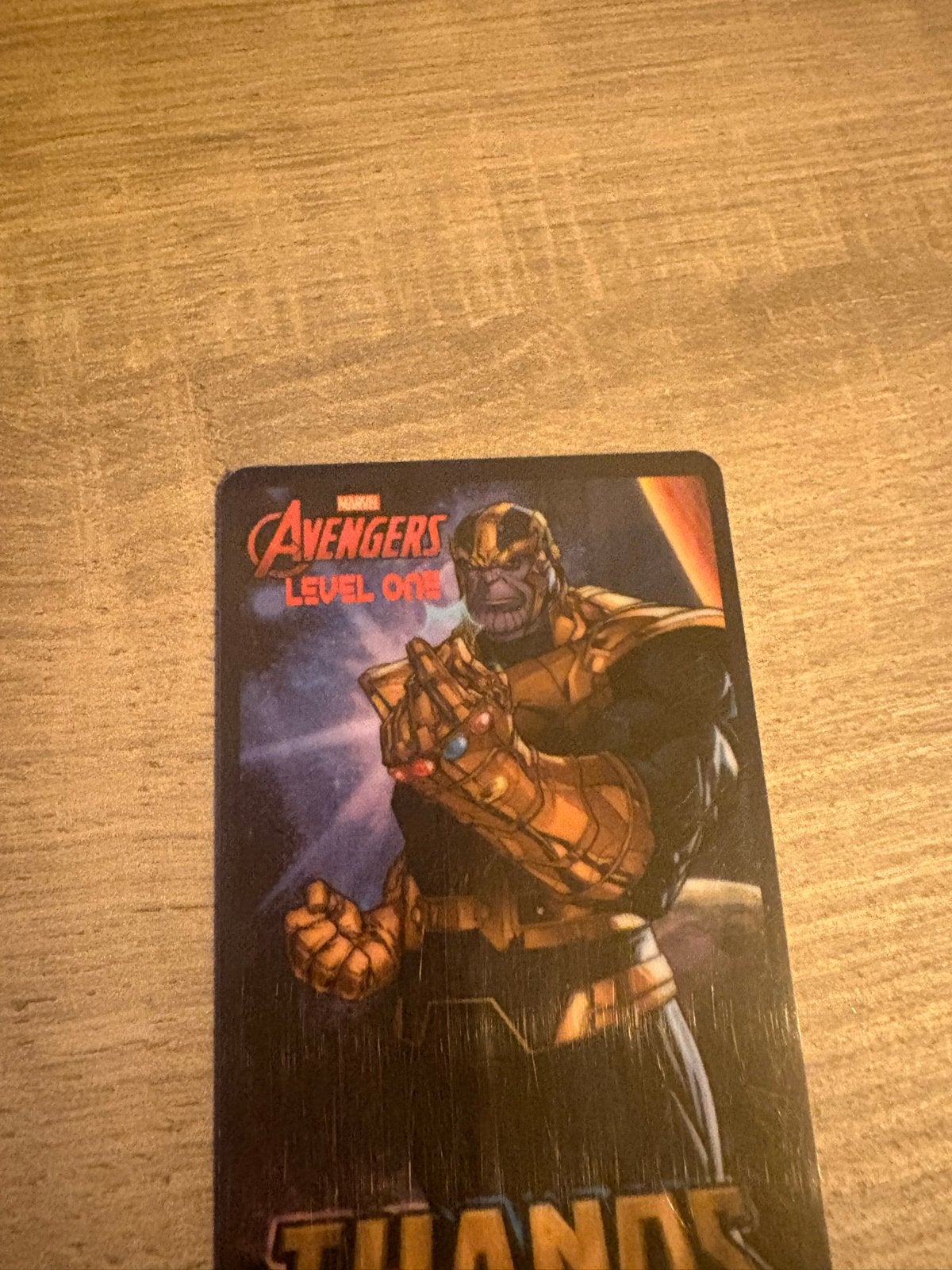 Avengers Level One Thanos Kaart, Ophalen of Verzenden, Zo goed als nieuw, Losse kaart