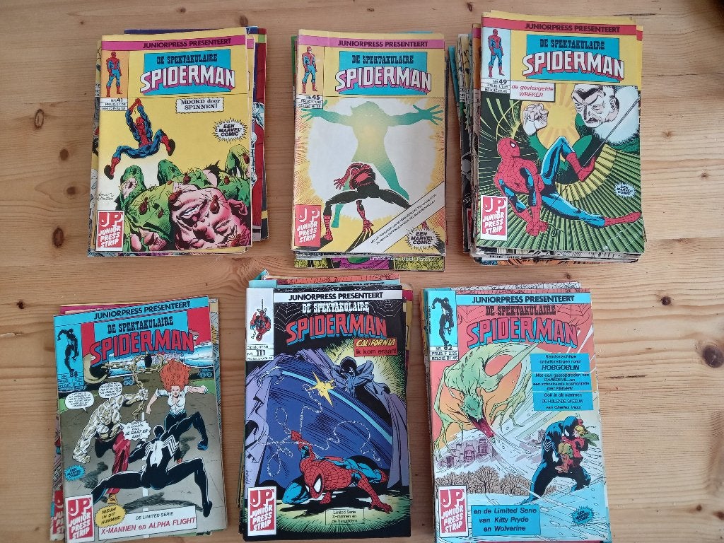 Verzameling Spiderman 80+ comic strips, Boeken, Strips | Comics, Gelezen, Meerdere comics, Europa, Ophalen of Verzenden