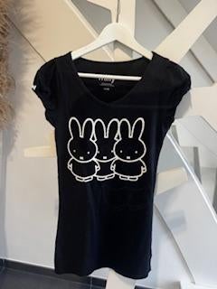 zwart nachtkleed Nijntje / Miffy maat XS, Ophalen of Verzenden, Zo goed als nieuw, Maat 34 (XS) of kleiner