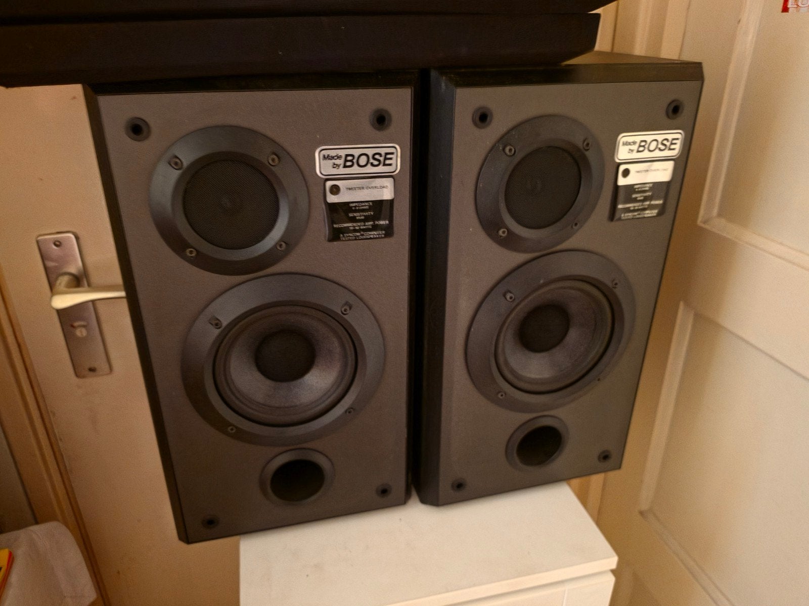 Te koop een setje bose luidsprekers, Audio, Tv en Foto, Luidsprekers, Ophalen, Gebruikt, Overige typen, Bose