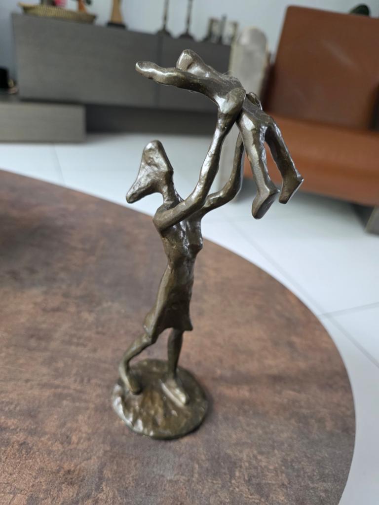 Bronzen beeldje Corry Ammerlaan - Modern Abstract, Minder dan 20 cm, Ophalen of Verzenden, Beeld, Abstract