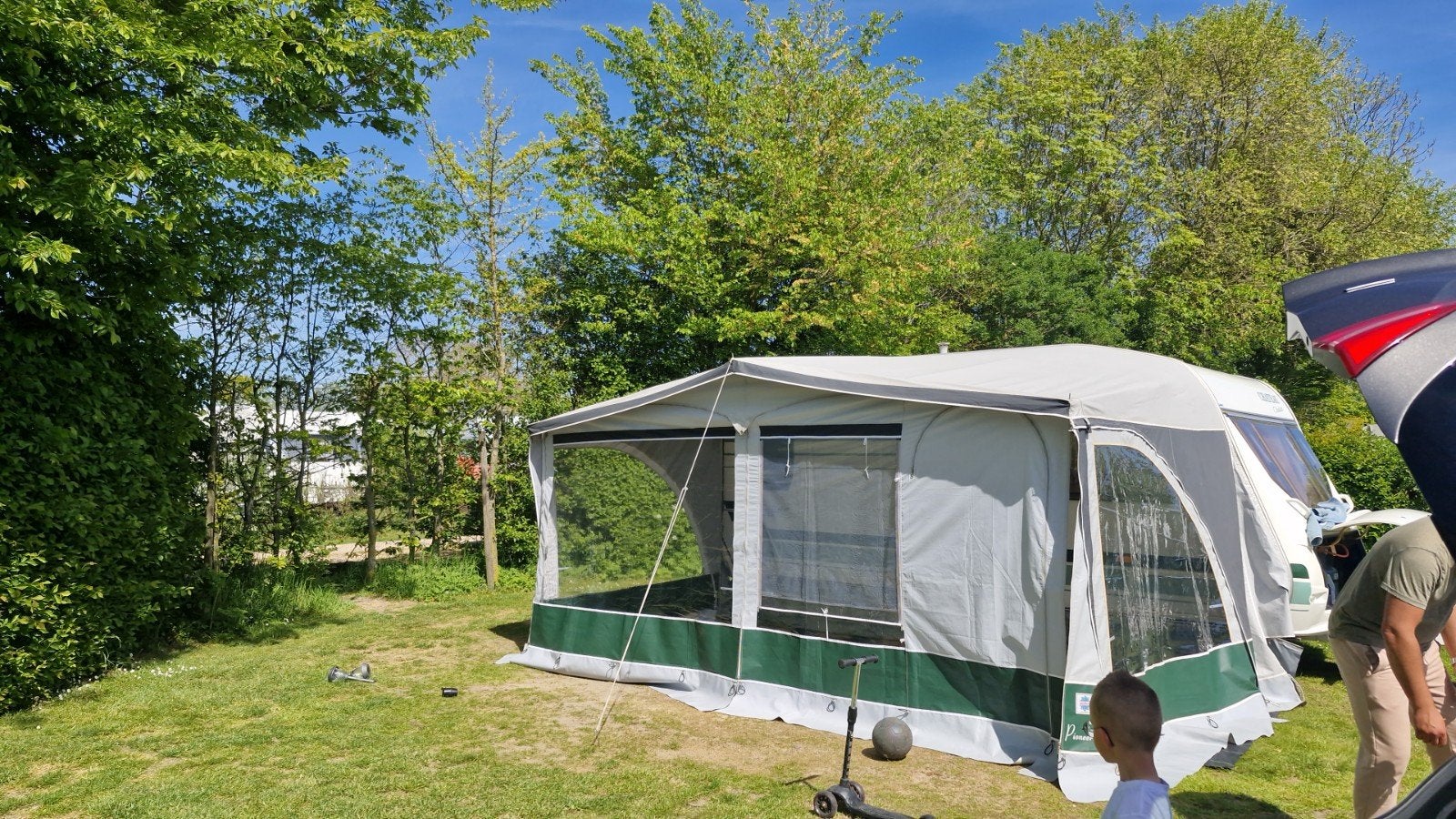 Walker Pioneer luifel/voortent 2,40 omloopmaat 10, Ophalen, Gebruikt