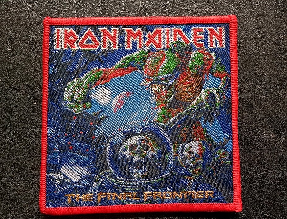 Iron Maiden mooie  final frontier limited  edition patch 295, Verzenden, Nieuw, Kleding