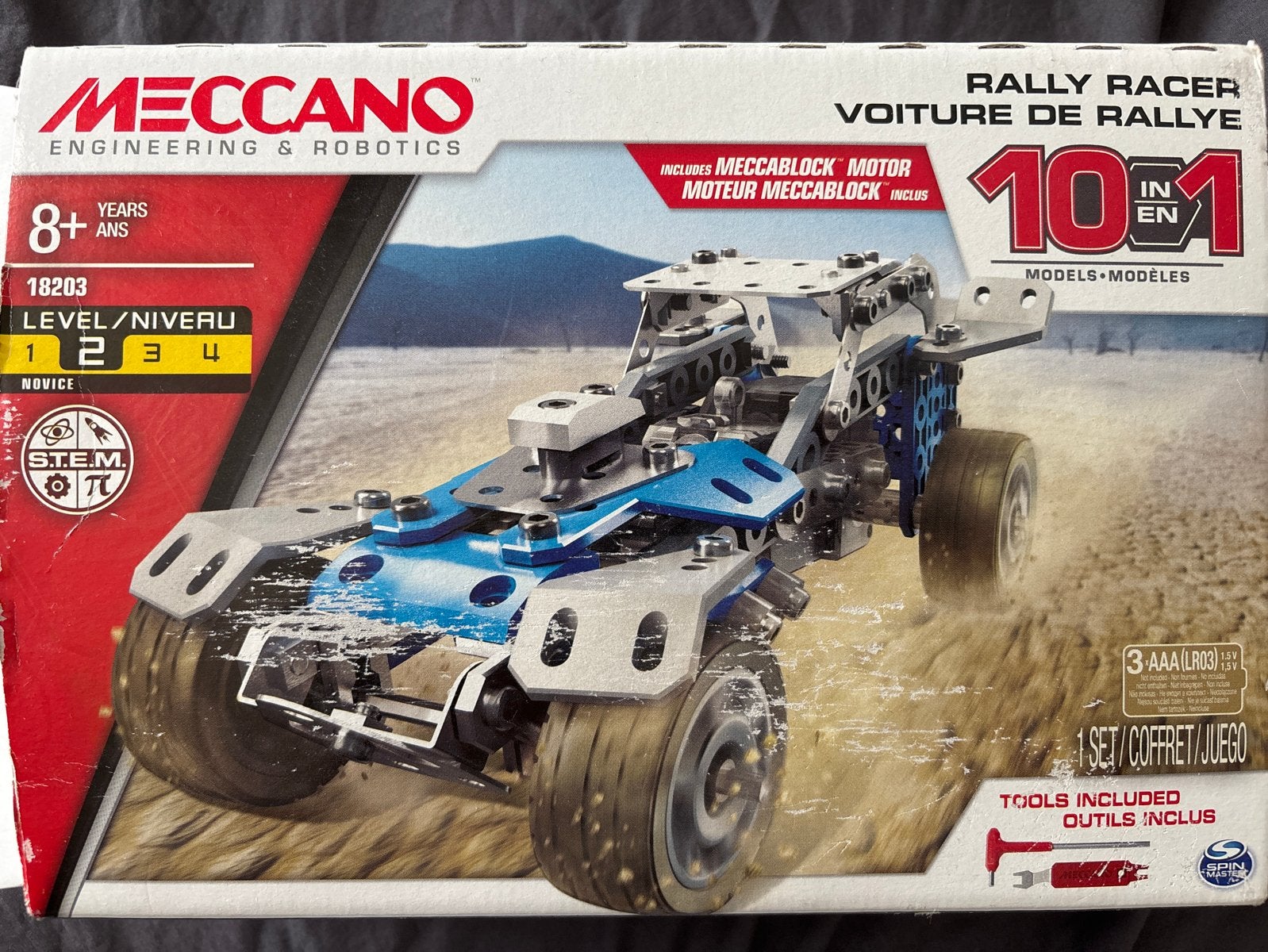Meccano Rally Racer 18203 - Bouw je eigen raceauto!, Ophalen of Verzenden, Nieuw, Overige merken