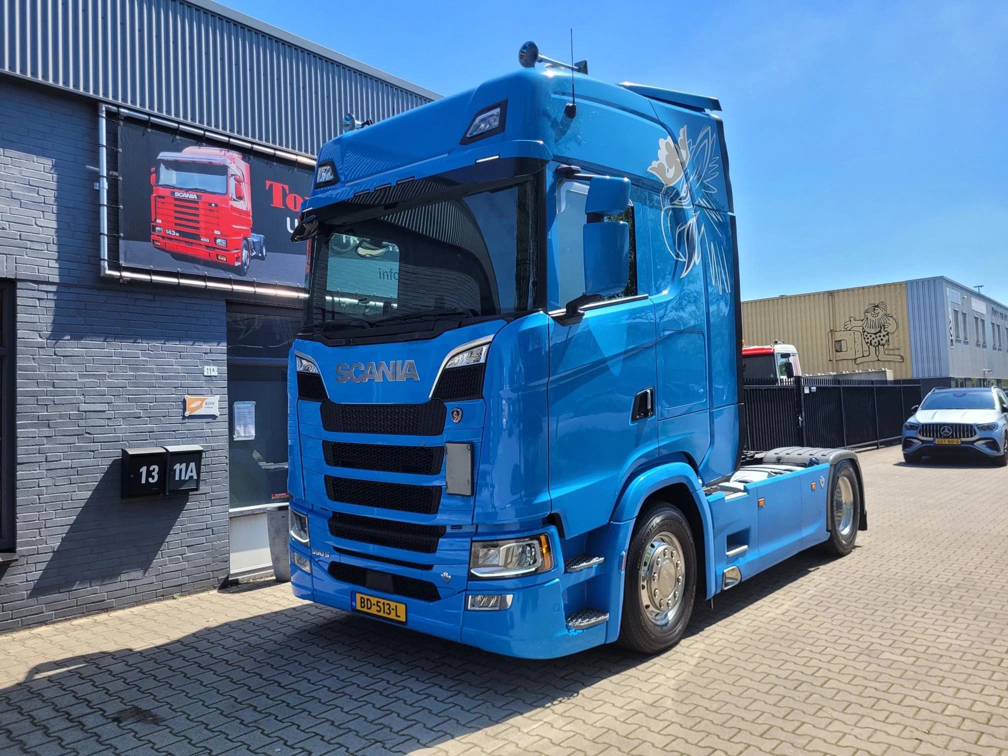 Scania 590S V8 NGS A4X2NB Full air retarder hydrauliks, Auto's, Automaat, 434 pk, Achterwielaandrijving, Euro 6