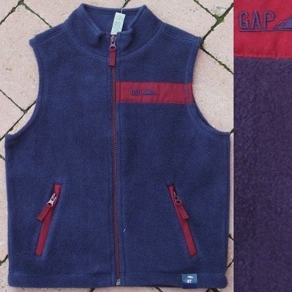 Maat 80 Blauwe GAP bodywarmer NIEUW (3265) a, Kinderen en Baby's, Truitje of Vestje, Nieuw, Ophalen of Verzenden, GAP