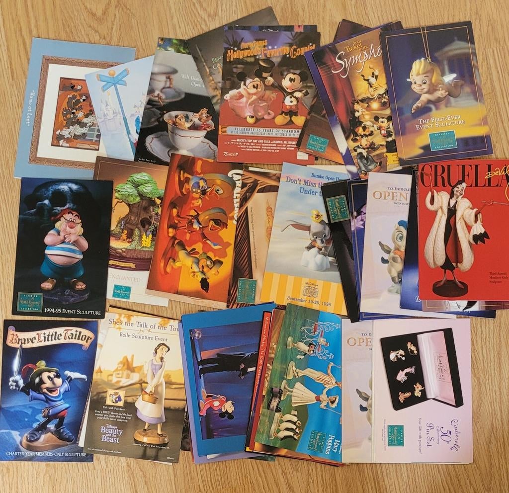 Disney WDCC ansichtkaarten, 51 stuks, Ophalen of Verzenden, Nieuw