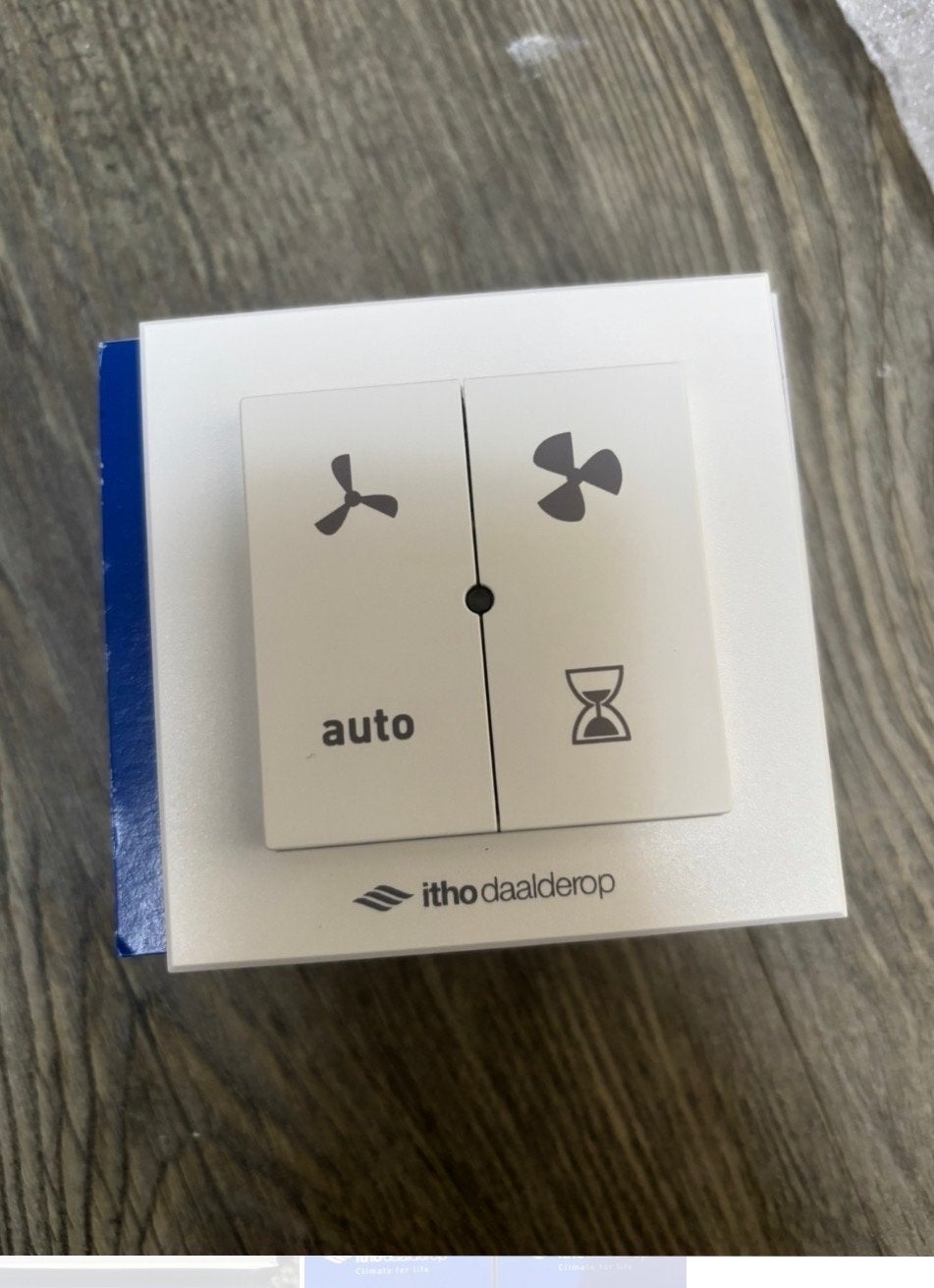 Itho Daalderop RFT-N Auto Wandbediening - Nieuw in doos, Ophalen of Verzenden, Nieuw, Ventilator