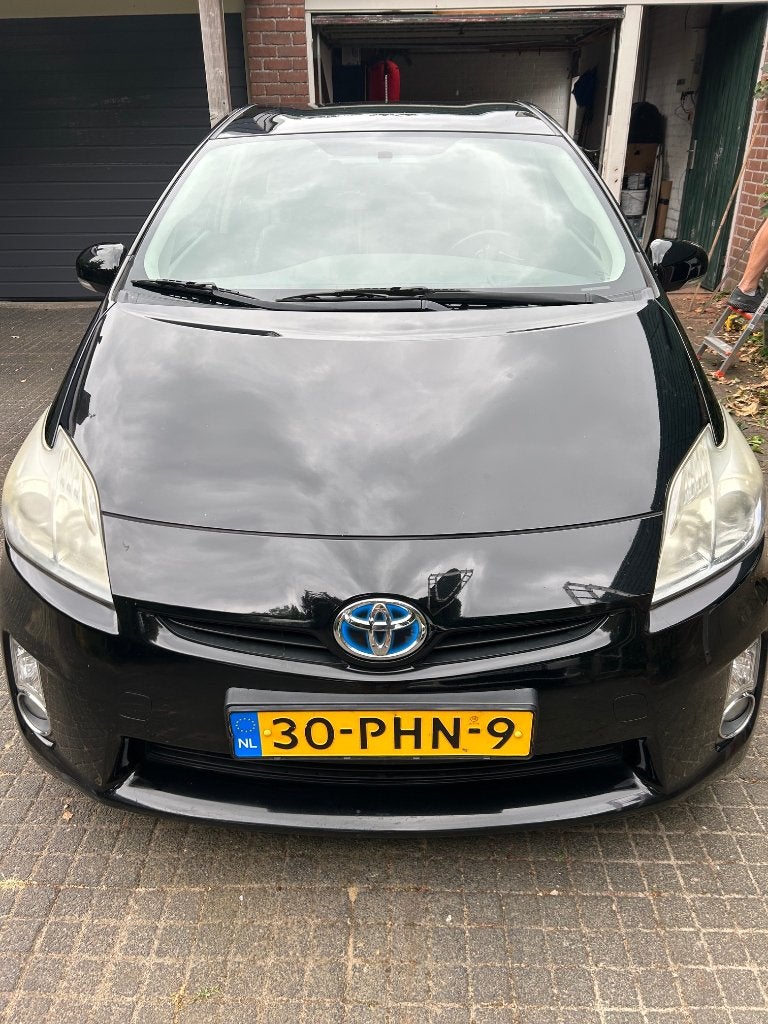 Toyota Prius 1.8 Full Hybrid 2011, zwart, Auto's, 1345 kg, 4 cilinders, Zwart, Grijs