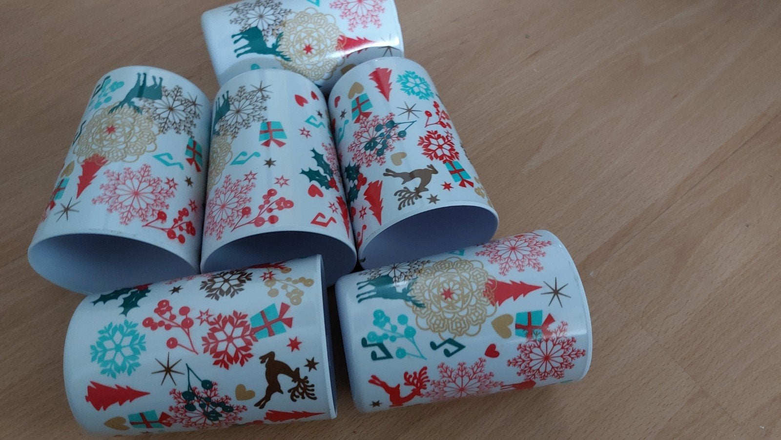 Te koop nieuwe kerstbekers, Diversen, Kerst, Ophalen of Verzenden, Nieuw