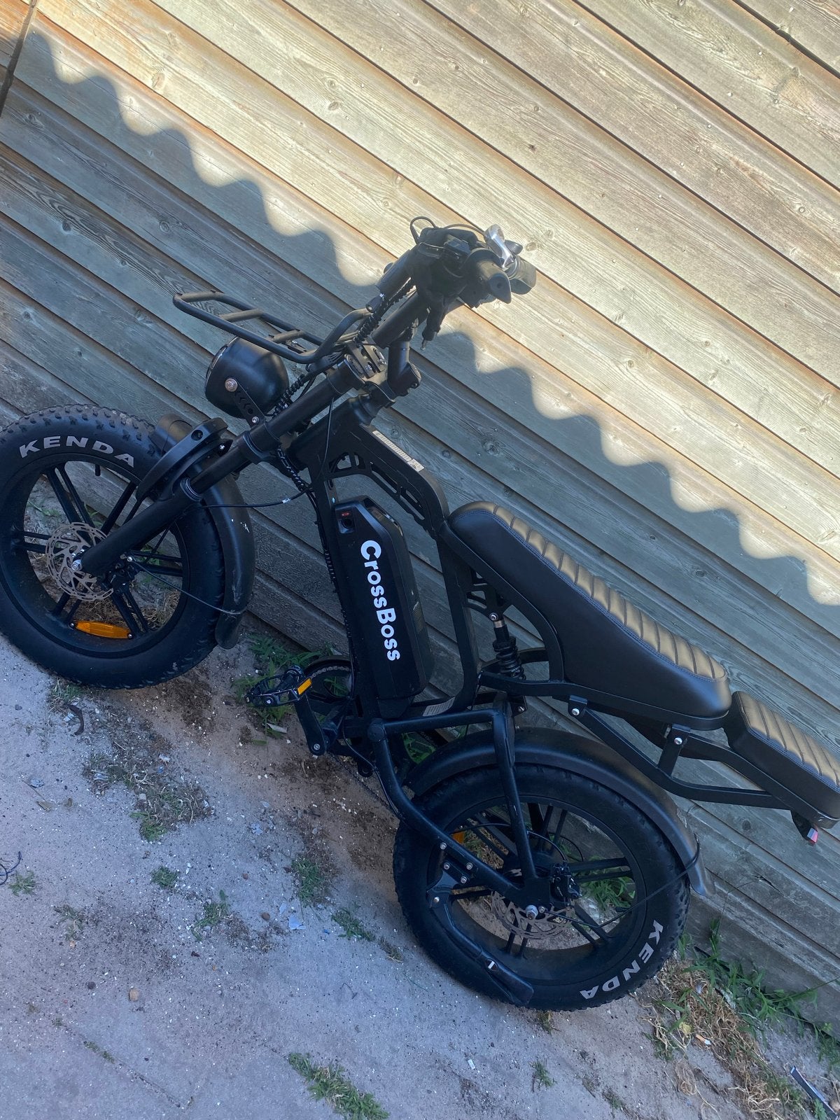 CrossBoss Fatbike V20 E-bike- Zo goed als nieuw, Zo goed als nieuw, 51 tot 55 cm, 50 km per accu of meer, Ophalen