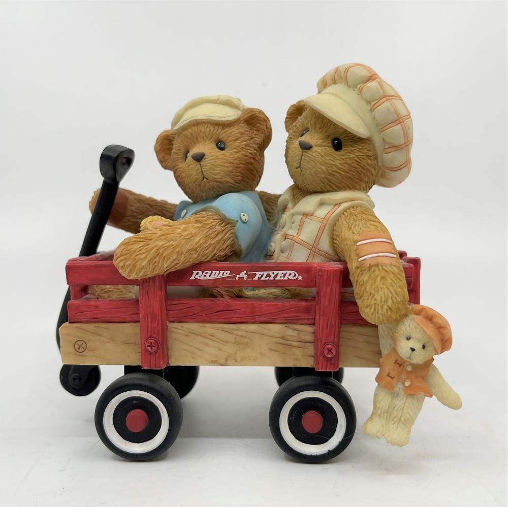 Cherished teddies Booker and Fletcher, Ophalen of Verzenden, Zo goed als nieuw, Beeldje, Cherished Teddies