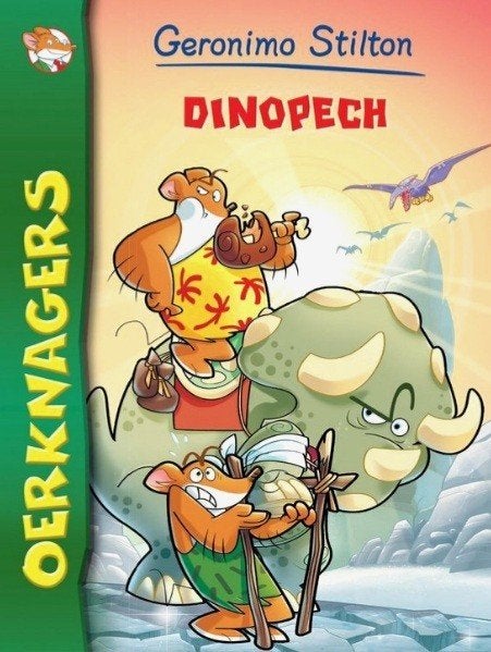 Geronimo Stilton Oerknagers 7: Dinopech (ZGAN), Geronimo Stilton, Ophalen of Verzenden, Zo goed als nieuw